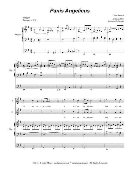 Panis Angelicus (Duet For Soprano And Alto Solo - Piano Accompaniment)